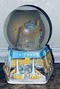 Viena Austria Porcelana Brillo Nieve Globo Vista Ciudad Monumentos Históricos NUEVO�� - Imagen 1 de 7