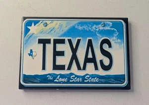 Texas The Lone Star State Fridge Magnet Made In USA Used - Picture 1 of 4