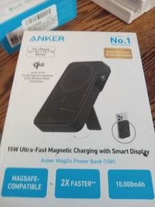 Anker 15w Ultra Fast Magnetic Charging With Smart Display - Photo 1 sur 1