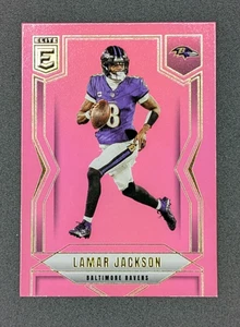 2025 Donruss Elite Pink #10 Lamar Jackson Baltimore Ravens - Bild 1 von 2