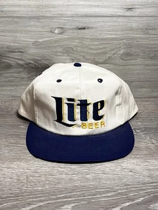 Vintage Miller Lite Beer Hat SnapBack Cap 90s Adjustable - Picture 1 of 5