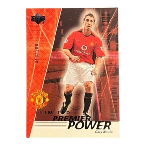 Gary Neville 1997 Upper Deck #58 Premier Power /100 Manchester United - Picture 1 of 2