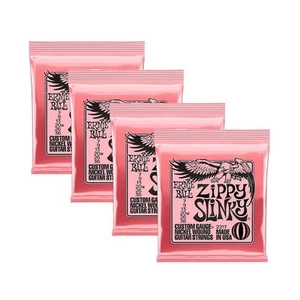 4 SETS Zippy Slinky 2217 Nickel Wound Electric Guitar Strings 7-36 Gauge - Picture 1 of 9