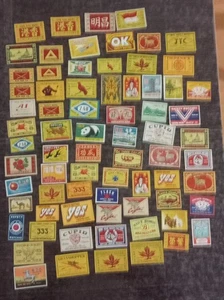 70 Hong Kong China Macau  Matchbox Labels  - Picture 1 of 1