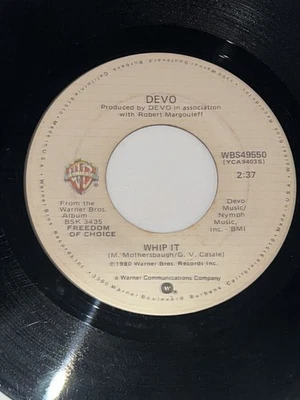 DEVO - TURN AROUND/WHIP IT - WARNER BROS. RECORDS EX - Image 1 of 2