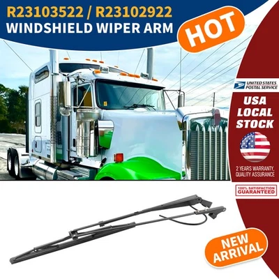 Brazo limpiaparabrisas para Kenworth T600A W900 T660 T800 lado del conductor OE# R23102922 Foto 1 de 4