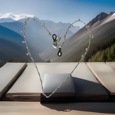 Cadena de gafas Brighton GLASS PEARL 26” lista nueva con etiquetas ¡Hallazgo raro $68! Foto 1 de 2