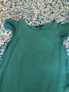blusa donna verde banana republic verde smeraldo senza maniche media - Foto 1 di 4