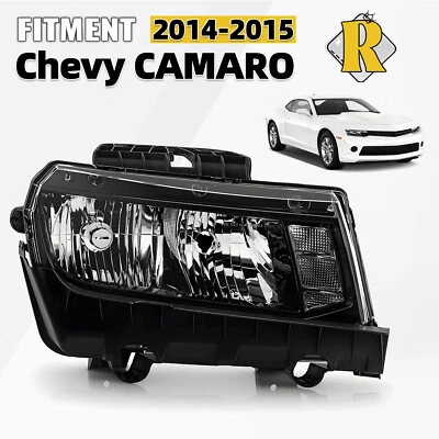 For 2014-2015 Chevrolet Camaro Halogen Headlight w/ Bulb Right Passenger Side Foto 1 de 3