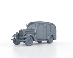 WWII - POLISH POLSKI FIAT 618 GROM SOLID 3D printed model 1/48 1/56 1/72 1/87 - Foto 1 di 5