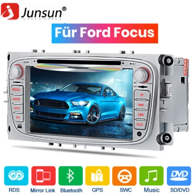 CD DVD CarPlay Für Ford Mondeo Focus C/S-Max Galaxy Autoradio GPS Navi WINCE BT - Bild 1 von 4