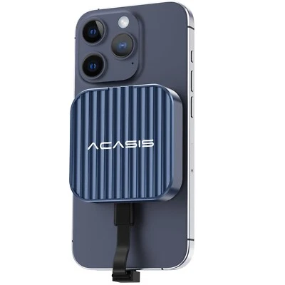 Acasis USB-C Magnetic M.2 2230 NVMe SSD Case for iPhone 15 Series