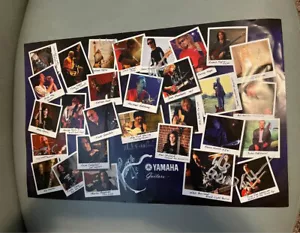 Autographed 11x17 Yamaha Guitars Poster Limp Bizkit Thin Lizzy Mastodon QOTSA - Picture 1 of 5