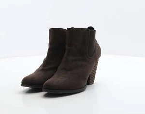 Call It Spring Womens Brown Leather Chelsea Boot UK 4 EU 37 - Picture 1 of 12