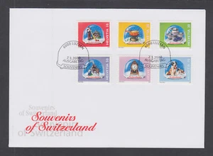 Switzerland Mi 1709/1745, 2000 issues, 10 complete sets on 10 official FDCs, VF - Picture 1 of 4