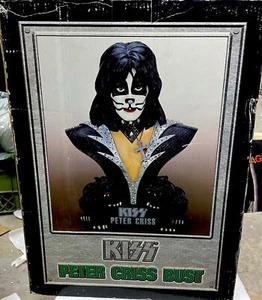 KISS PETER CRISS 20" INCH DESTROYER ERA BUST Heavy Statue Bust Spencers W/Box - Picture 1 of 13