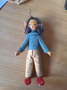 Wooden Peg Doll, Vintage Doll circa 1940's - Picture 1 of 4