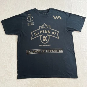 BJ Penn RVCA Team Hawaii Shirt Herren XL schwarz doppelseitig MMA Jiu Jitsu Fighter - Bild 1 von 12