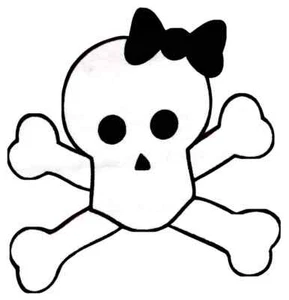 crossbones skull  fabric applique iron on handmade not embroidered 5.5  inch - Picture 1 of 2