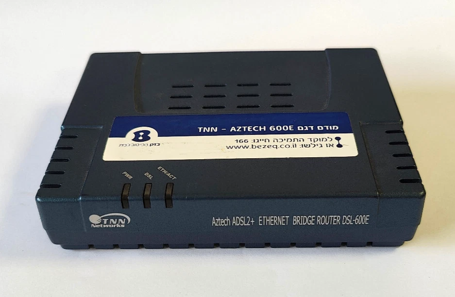 TNN Aztech ADSL2+ Ethernet Bridge Router DSL-600E - Image 1 of 3