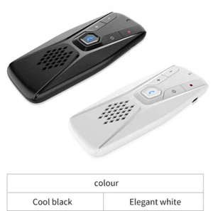 Bluetooth Wireless 5.0 Car Truck Speaker Handsfree Auto Speakerphone Visor Clip - Picture 1 of 12