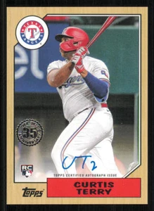 2022 Topps '87 Topps AUTO #87BACT Curtis Terry - Picture 1 of 2