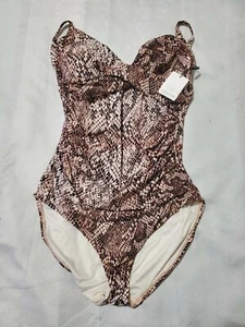 Traje de baño de una pieza para mujer Calvin Klein con control abdominal talla 12 precio de venta sugerido por el fabricante 128 USD C7 - Imagen 1 de 5