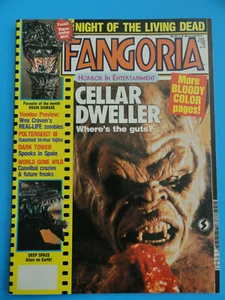 FANGORIA MAGAZINE #71 FEB 1988 CELLER DWELLER, DEEP SPACE W/ PUMPKINHEAD POSTER - Bild 1 von 6