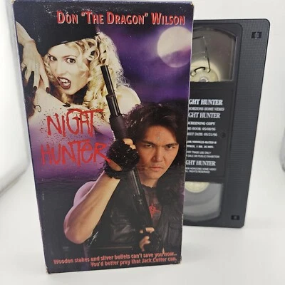 Night Hunter - VHS - Screener - Vampire Horror - Don The Dragon Wilson - Rare - Image 1 of 4