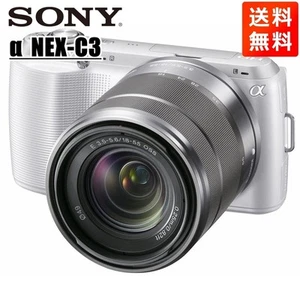 Sony NEX-C3 18-55mm OSS Lens Kit White Mirrorless Single Lens Camera Used - Picture 1 of 1