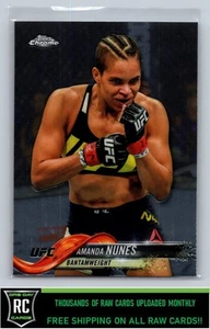 2018 Topps Chrome UFC Amanda Nunes #20 - Picture 1 of 2