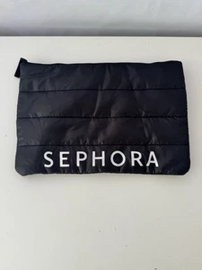 Sephora Classic Black Make Up Bag Holder Travel Case Brush Holder - Picture 1 of 3