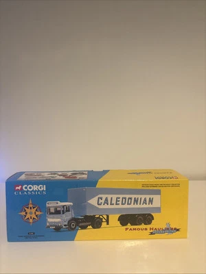 Corgi Classics 1:50 AEC Box Trailer Road Services CALEDONIAN #21302 - Image 1 of 3