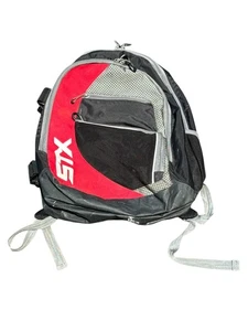 STX Lacrosse / Feldhockey Sidewinder Lacrosse Rucksack schwarz rot grau - Bild 1 von 5