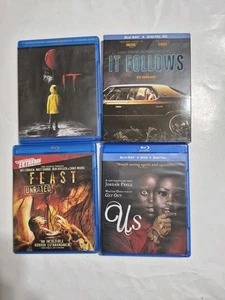 Horror Bluray Lot Scary Cult Feast Unrated Edition IT Us It Follows Slasher DVD - Picture 1 of 4