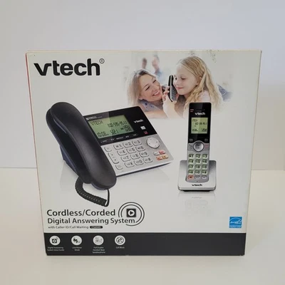 Телефон проводной/беспроводной расширяемый VTech CS6649 DECT 6.0 с системой ответа - Изображение 1 из 2
