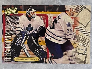 1997-98 Donruss Priority Postcards #29 Felix Potvin Toronto Maple Leafs 4x6 - Picture 1 of 2