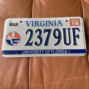 2014 Universidad de Florida Virginia matrícula 🐊 Gators # 2379 UF - Imagen 1 de 5