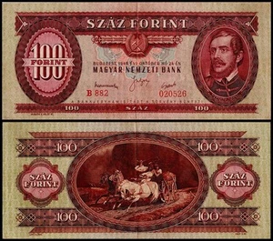 Hungary 100 Forint, 1949, P-166, Used - Picture 1 of 1