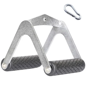 Double D Grip Handle Cable Attachments, Tricep V-Shaped Pull Down Bar, Landmi... - Picture 1 of 6
