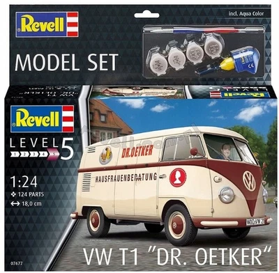 Revell 67677 - 1:24 VW T1" Dr. Car Oetker" - Set di modelli - Immagine 1 di 4