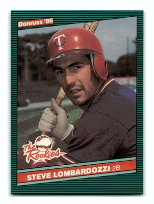 Steve Lombardozzi 1986 Donruss The Rookies RC #18 Minnesota Twins NM-MINT - Image 1 of 2