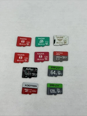 SanDisk Nintendo Switch Micro SD XC Card LOT Toad, Zelda, Animal Crossing - Image 1 of 4