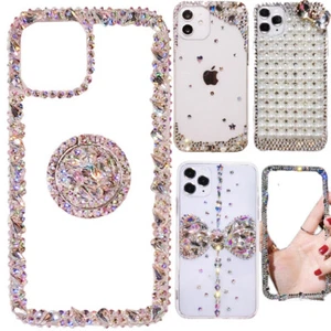 Coque diamant chevalet pailleté Bling pour iPhone 14 Pro Max 13 12 11 XS XR 7 - Photo 1 sur 28