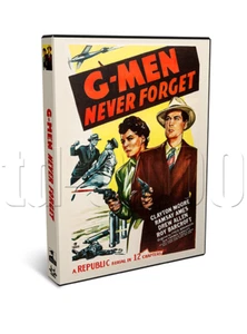 G-Men Never Forget (1948) 12 Chapter Republic Movie Serial Cliffhanger (2 x DVD) - Bild 1 von 6