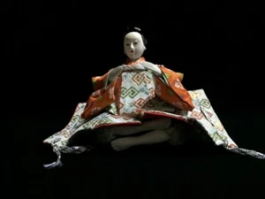 Q0753 / Decoración Muñeca HINA / Hombre Kimono / Vintage Japonés - Imagen 1 de 9
