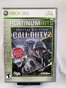Call of Duty 2 Special Edition (Xbox 360, 2007) Completo con DVD bonus - Testato - Foto 1 di 4