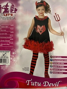 Tutu Devil Costume Toddler (1T-2T) - Picture 1 of 1