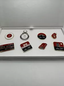 Omega x Tokyo Japan 2020 Olympic Pin Badge Official Set  Limited - Picture 1 of 10
