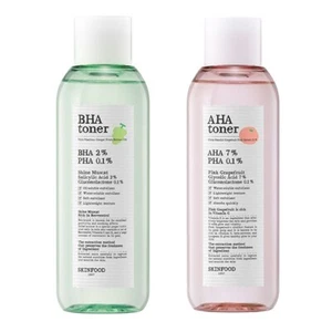 [SKINFOOD] Shine Muscat BHA Toner / Pink Gratefruit AHA Toner / Korean Cosmetics - Picture 1 of 18
